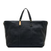 Segno | Men's travel bag in leather color black