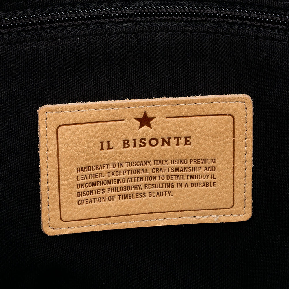 Segno | Men's travel bag in leather color black — 
product detail view
 — 6 of 7