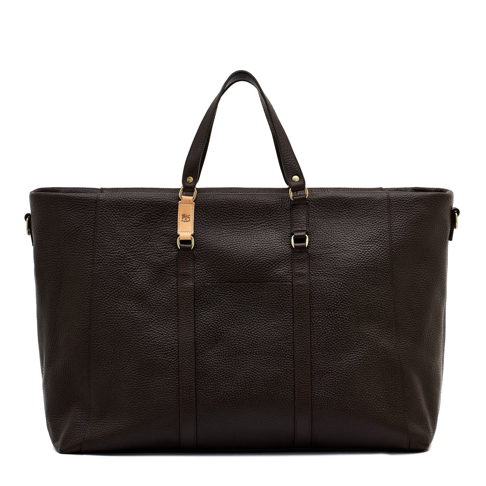 Segno | Borsa da viaggio da uomo in pelle colore testa di moro — 
front view
 — 1 of 6