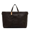 Segno | Men's travel bag in leather color dark brown