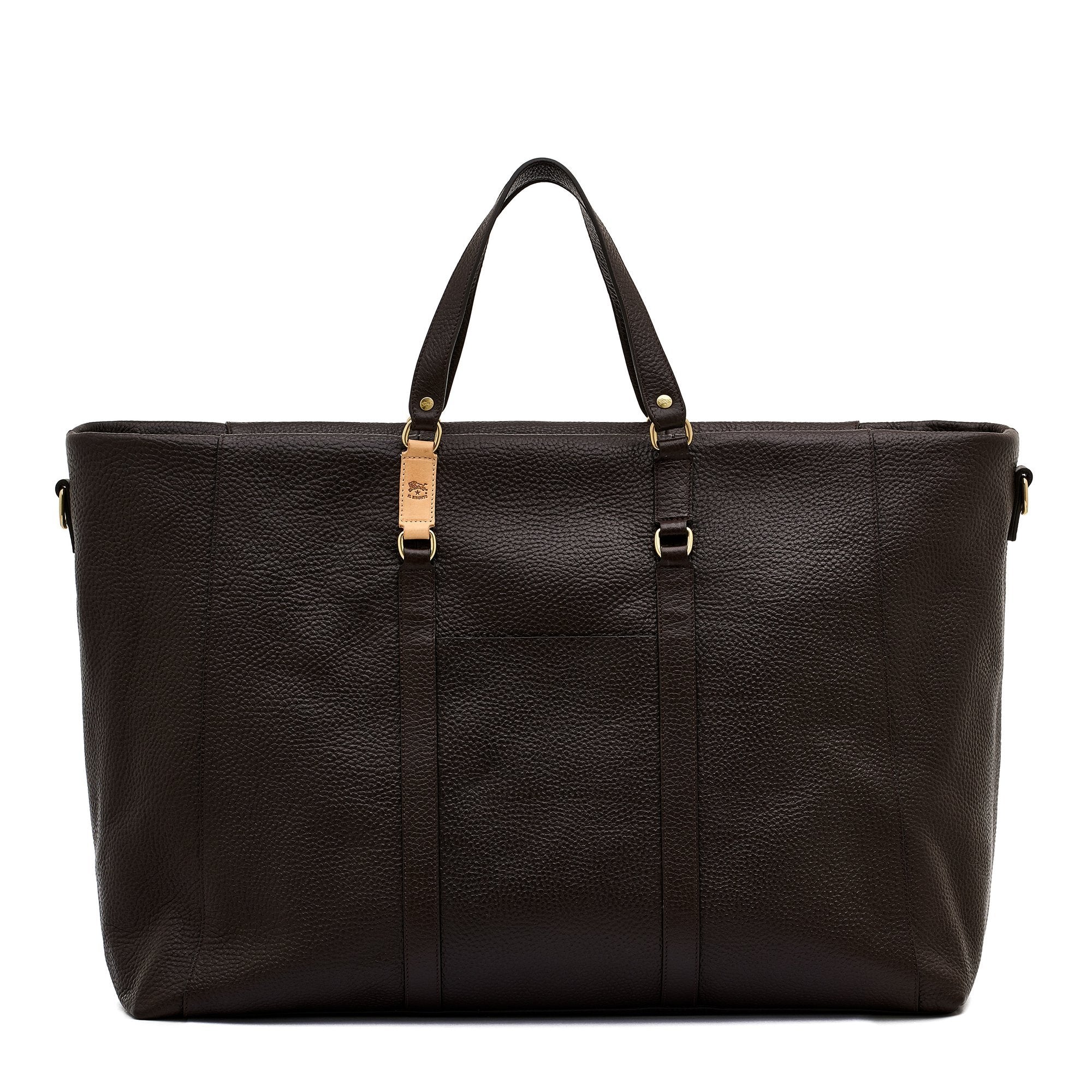 Segno | Borsa da viaggio da uomo in pelle colore testa di moro — 
front view
 — 1 of 6