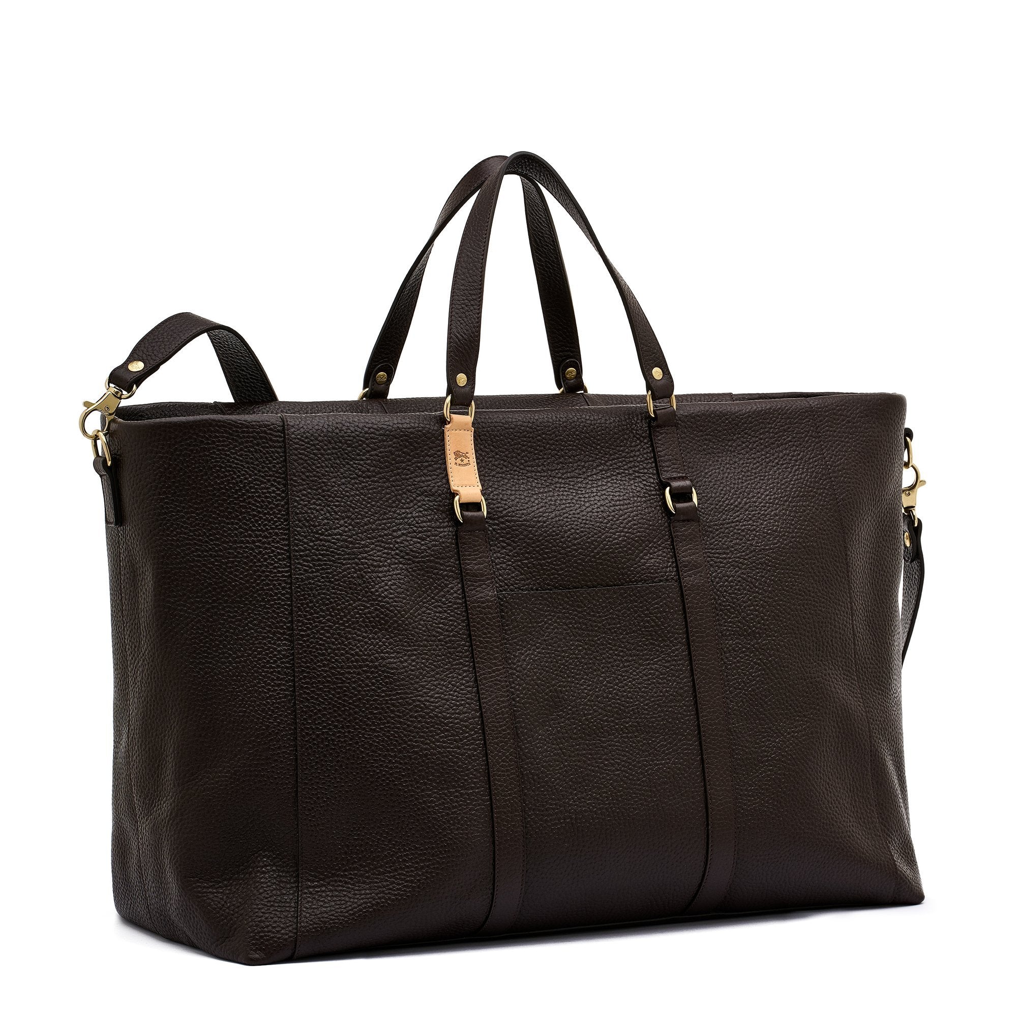 Segno | Borsa da viaggio da uomo in pelle colore testa di moro — 
side view
 — 3 of 6
