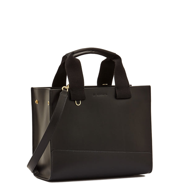 Sole Medium | Women's handbag in leather color black