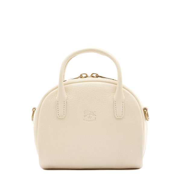 Quercia | Women's handbag in leather color milk