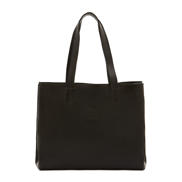 Opale | Women's handbag in leather color black
