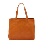 Opale | Women's handbag in leather color caramel