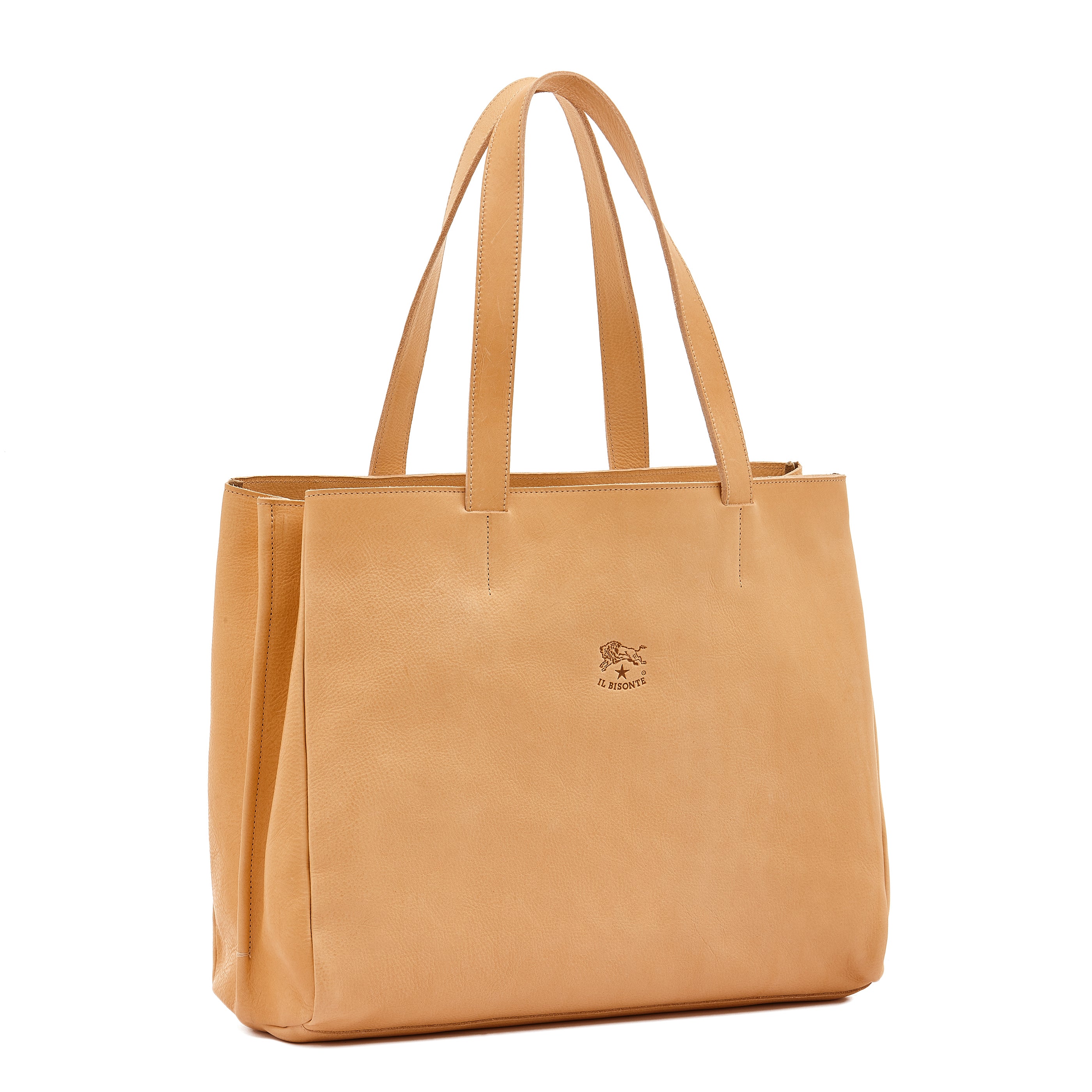 Opale | Women's handbag in leather color natural