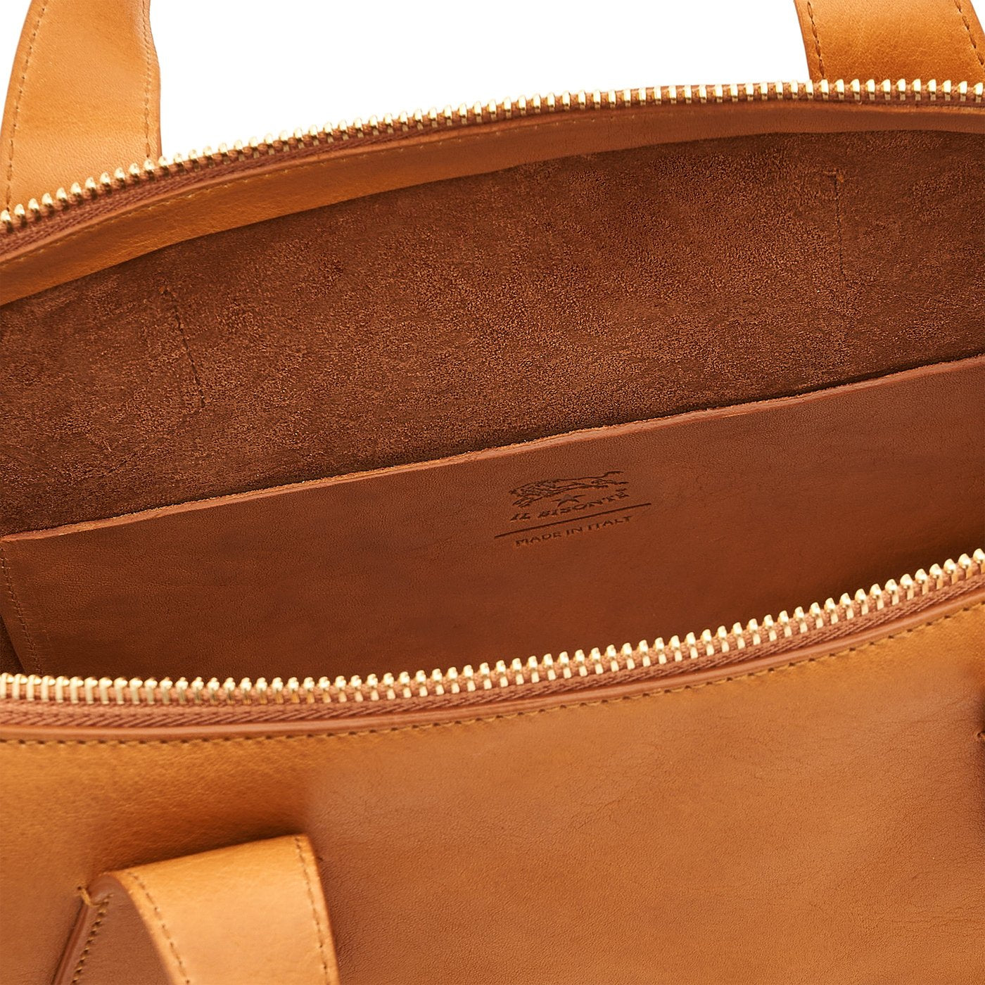 Le laudi | Borsa a mano da donna in pelle invecchiata colore naturale