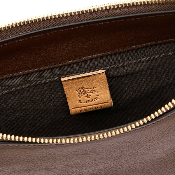 Oliveta | Women's hobo in leather color brown tabacco
