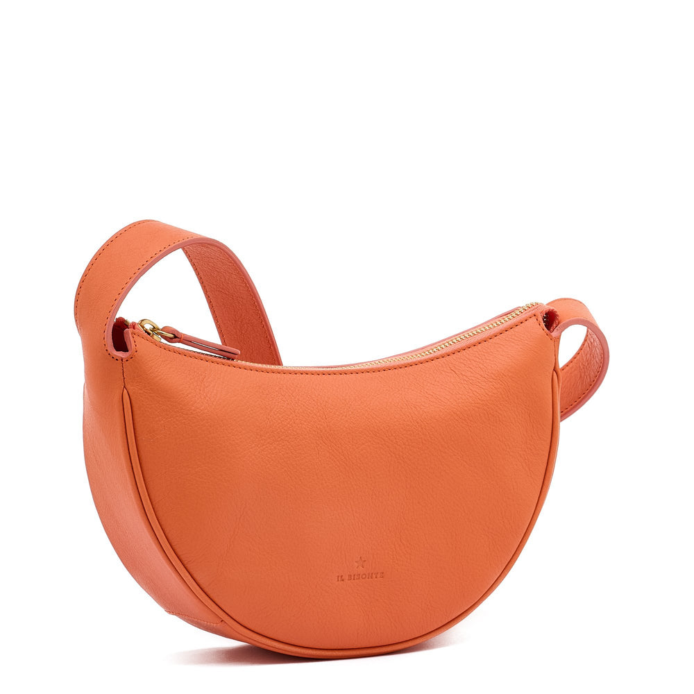 Oliveta | Hobo da donna in pelle colore arancio pontormo