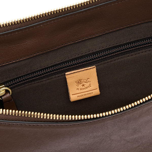 Oliveta | Hobo pour femme en cuir couleur marron tabacco