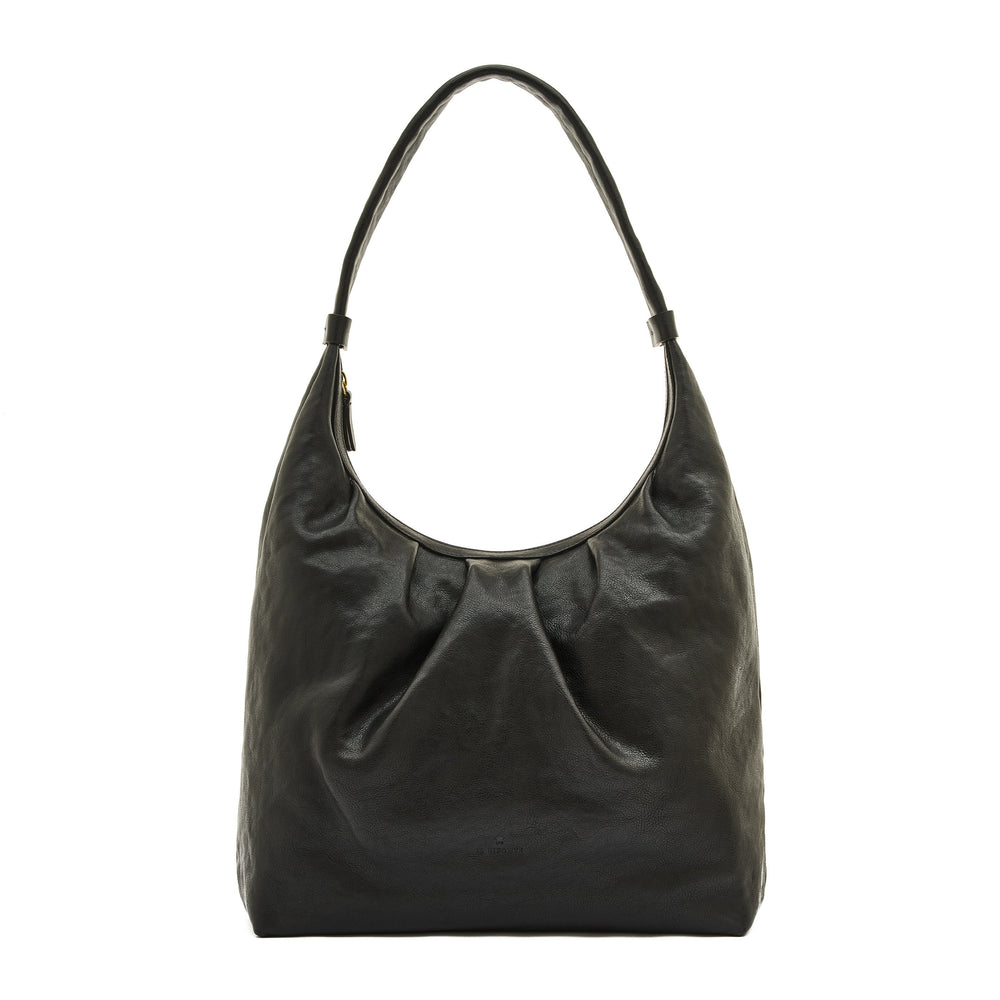 Accademia | Hobo da donna in pelle invecchiata colore nero