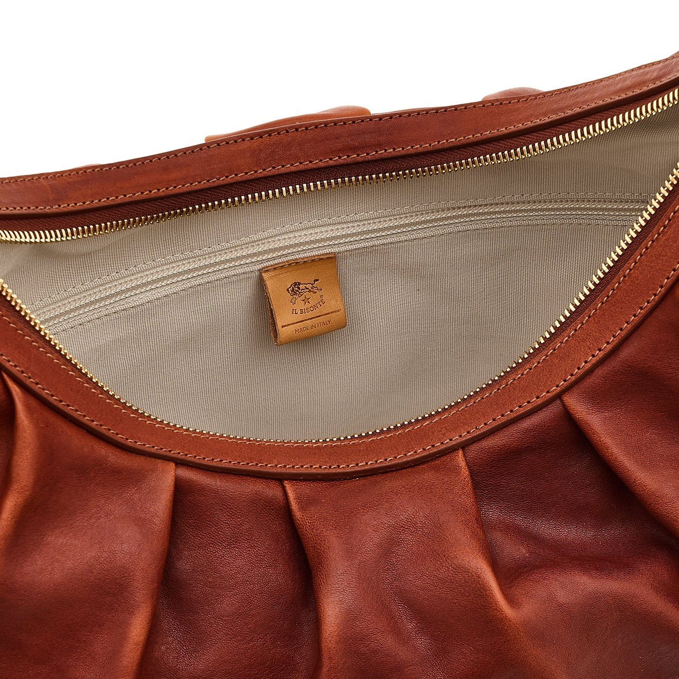 Accademia | Hobo da donna in pelle invecchiata colore seppia