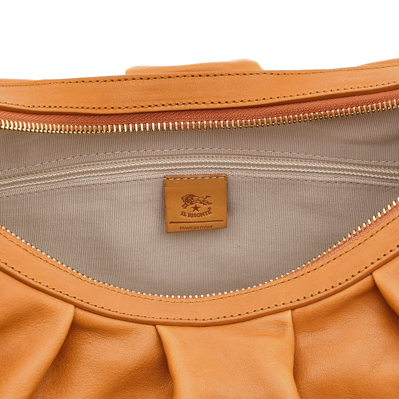 Accademia | Hobo da donna in pelle invecchiata colore naturale