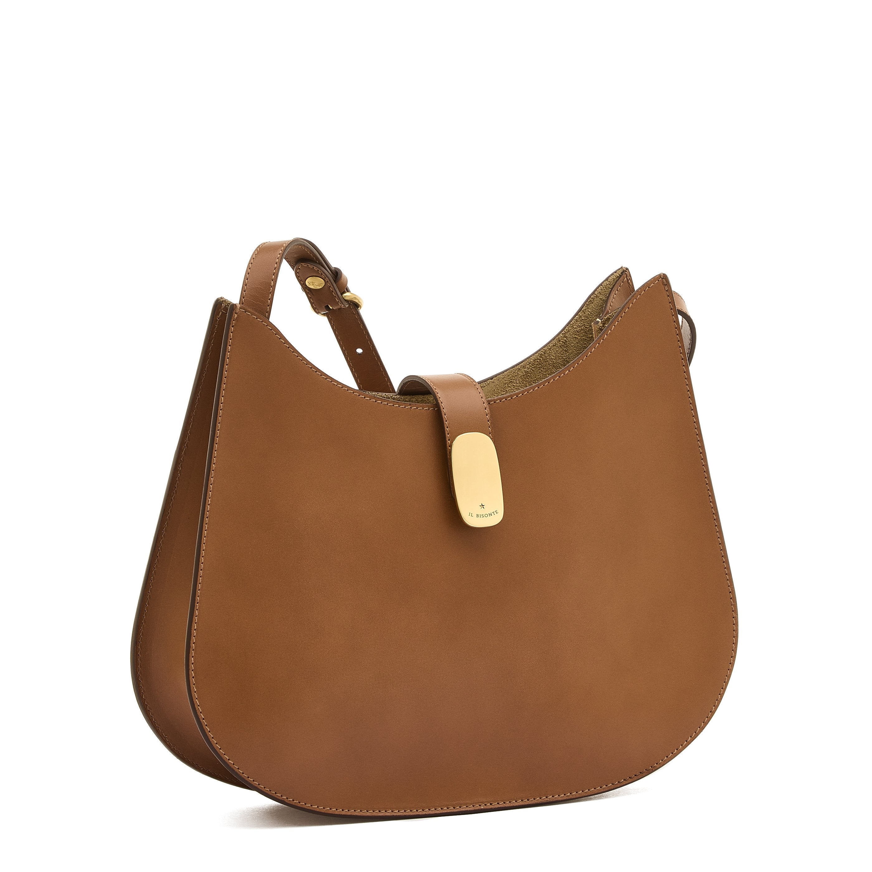 Atelier | Women's hobo in leather color chocolate