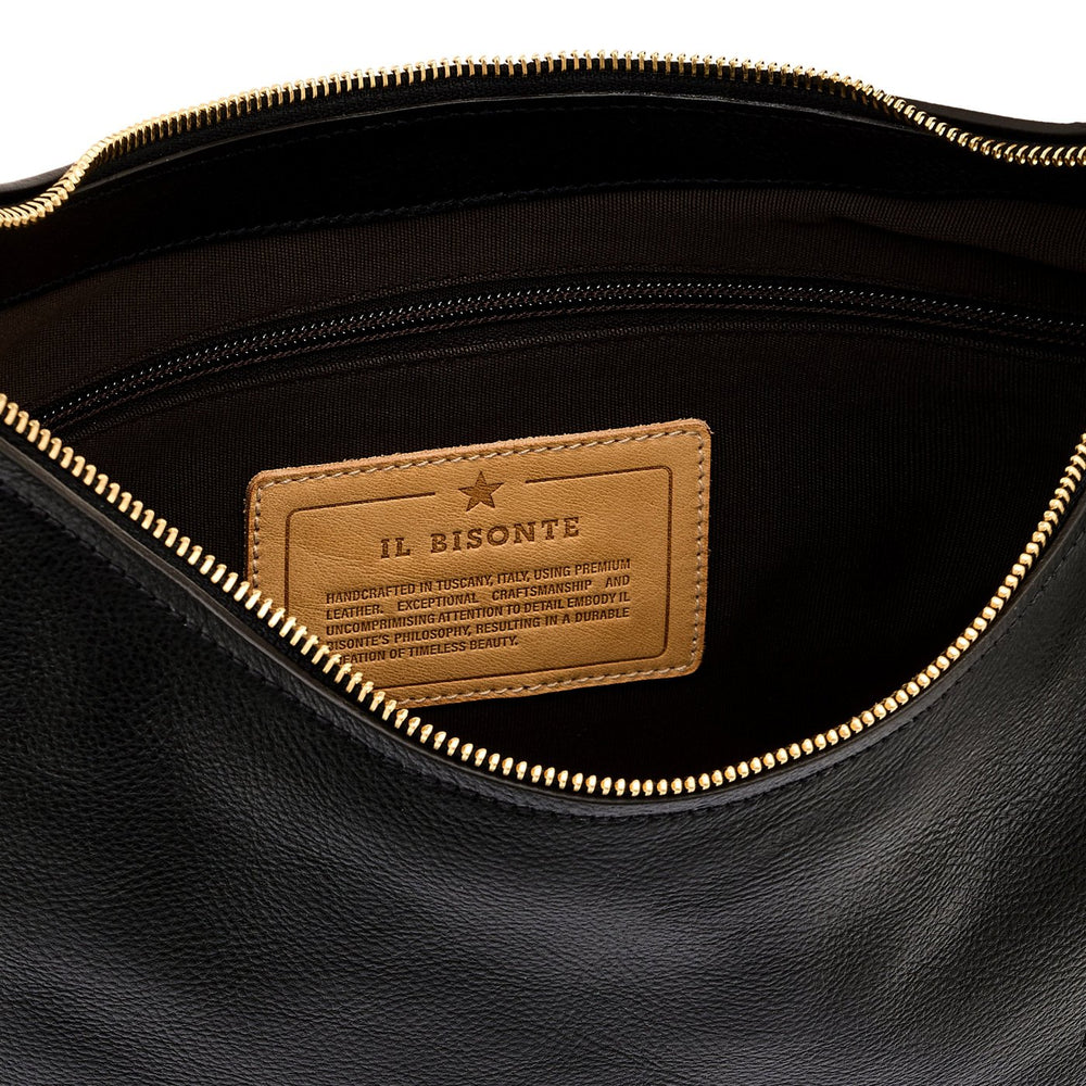 Trama | Hobo da donna in pelle colore nero — 
interior detail view
 — 4 of 4