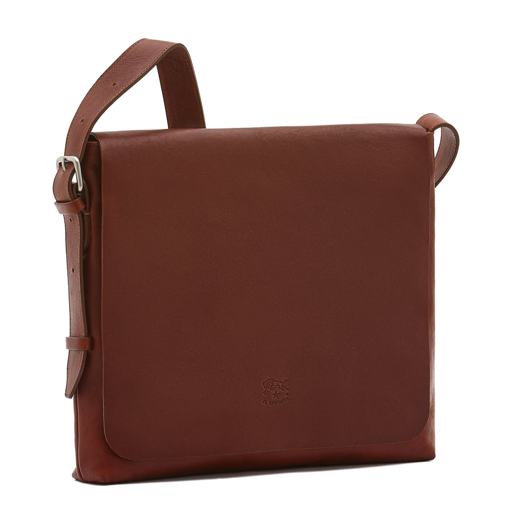 VADOOLL Sac Messenger Homme En Cuir Marron à Motif Carreaux - Bandoulière Réglable, Multi-compartiments Pour Travail Ou Loisirs - 9