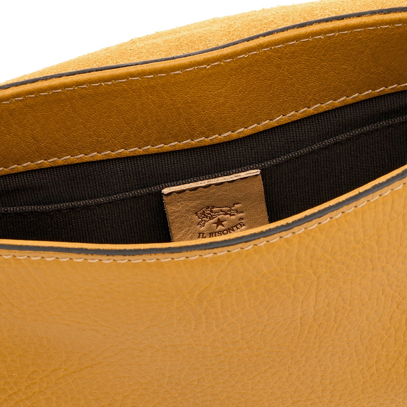 Archivio | Saddle da donna in pelle colore giallo narciso — 
interior detail view
 — 4 of 4