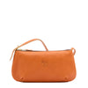 Women's shoulder bag in leather color caramel