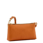 Salina | Women's shoulder bag in leather color caramel