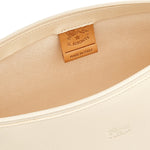 Salina | Women's shoulder bag in leather color white
