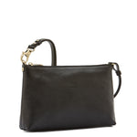 Salina | Women's Shoulder Bag in Leather color Black