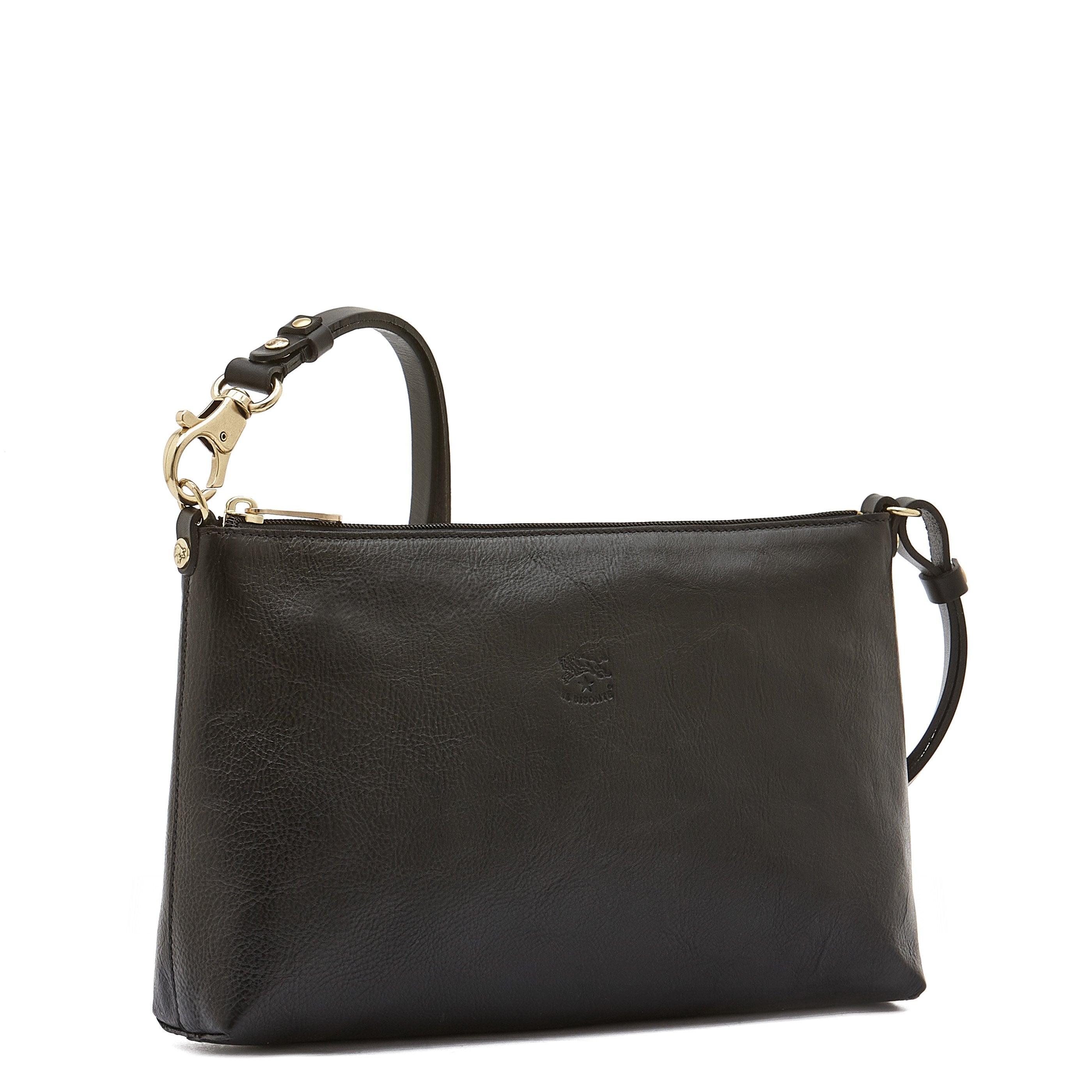 Salina | Women's Shoulder Bag in Leather color Black