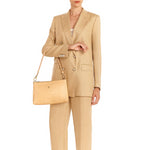 Salina | Women's shoulder bag in leather color natural