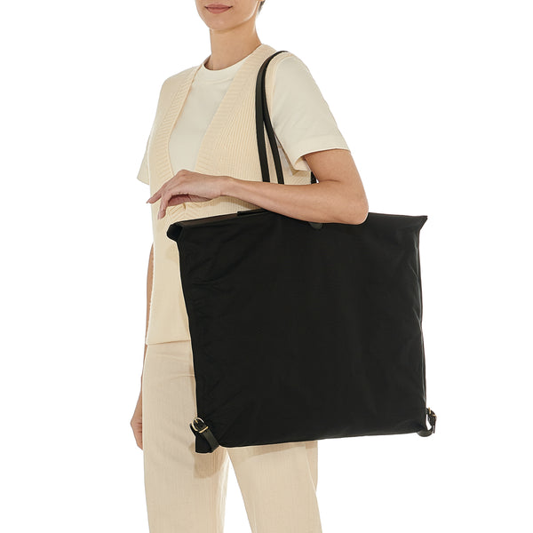 Caramella  | Women's shoulder bag in fabric color black/black