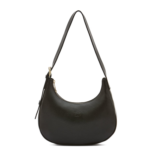 Belcanto | Women's Shoulder Bag in Leather color Black
