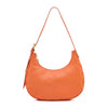 Belcanto | Borsa a spalla da donna in pelle colore arancio pontormo