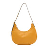 Belcanto | Sac epaule pour femme en cuir couleur jaune narciso