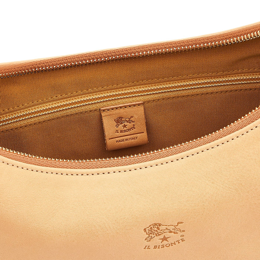Belcanto | Women's shoulder bag in leather color natural