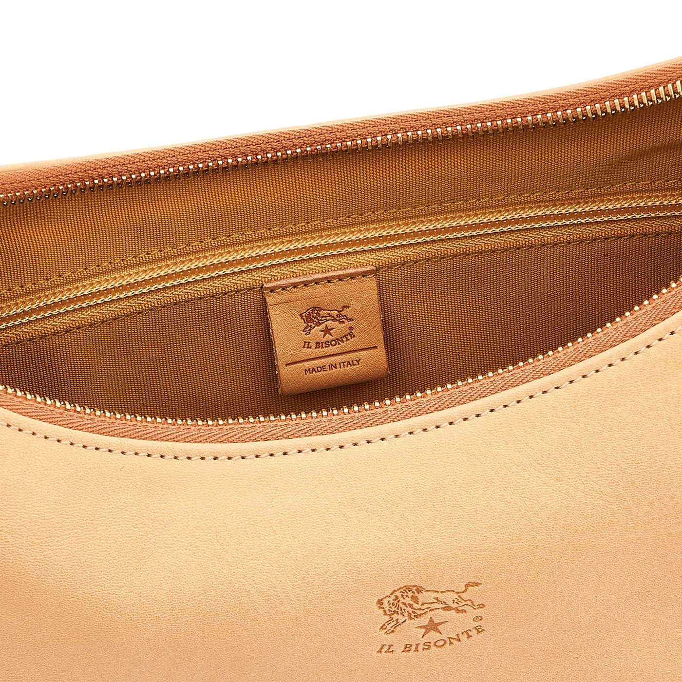 Belcanto | Women's shoulder bag in leather color natural