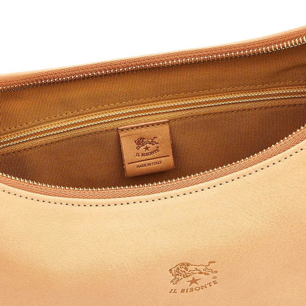 Belcanto | Women's shoulder bag in leather color natural