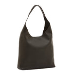 Le laudi | Women's shoulder bag in vintage leather color black