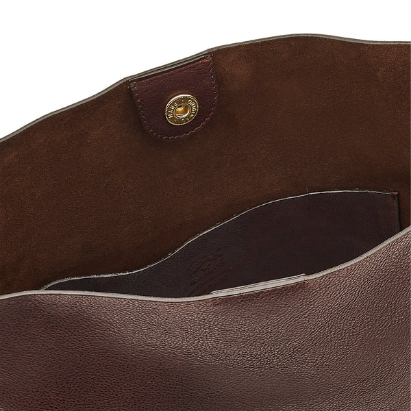 Snodo | Women's Shoulder Bag in Vintage Leather color Coffee