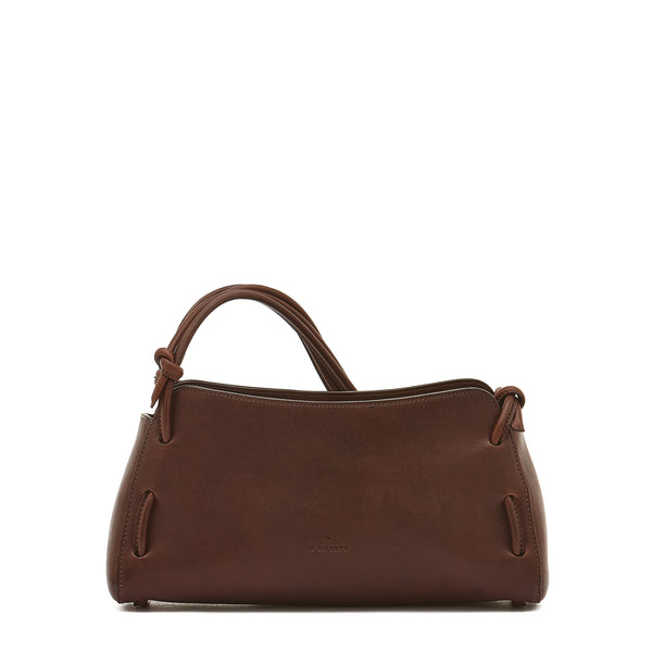 Snodo | Women's Shoulder Bag in Vintage Leather color Coffee