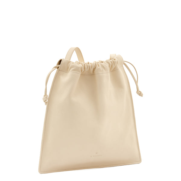 Bellini | Women's shoulder bag in leather color milk