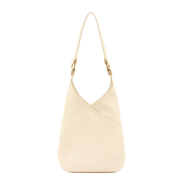 Malibu | Women's shoulder bag in leather color milk