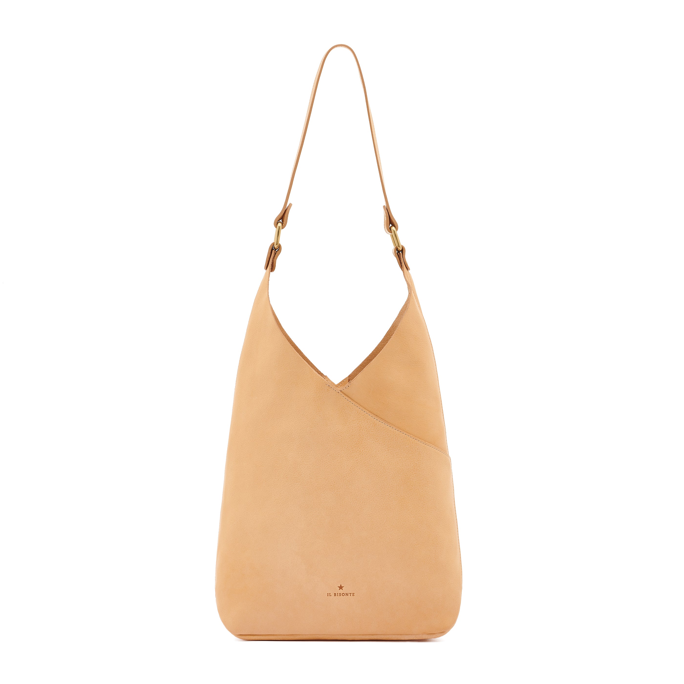Malibu | Women's shoulder bag in leather color natural