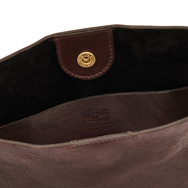 Snodo | Women's shoulder bag in vintage leather color coffee