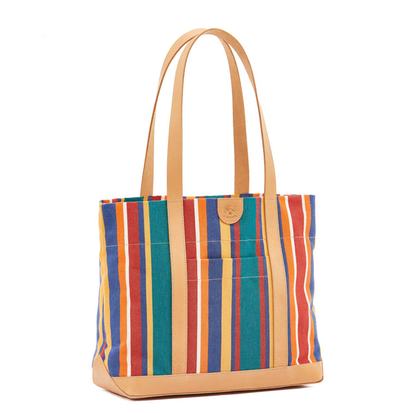"Borsa a spalla da donna in tessuto colore multicolor"