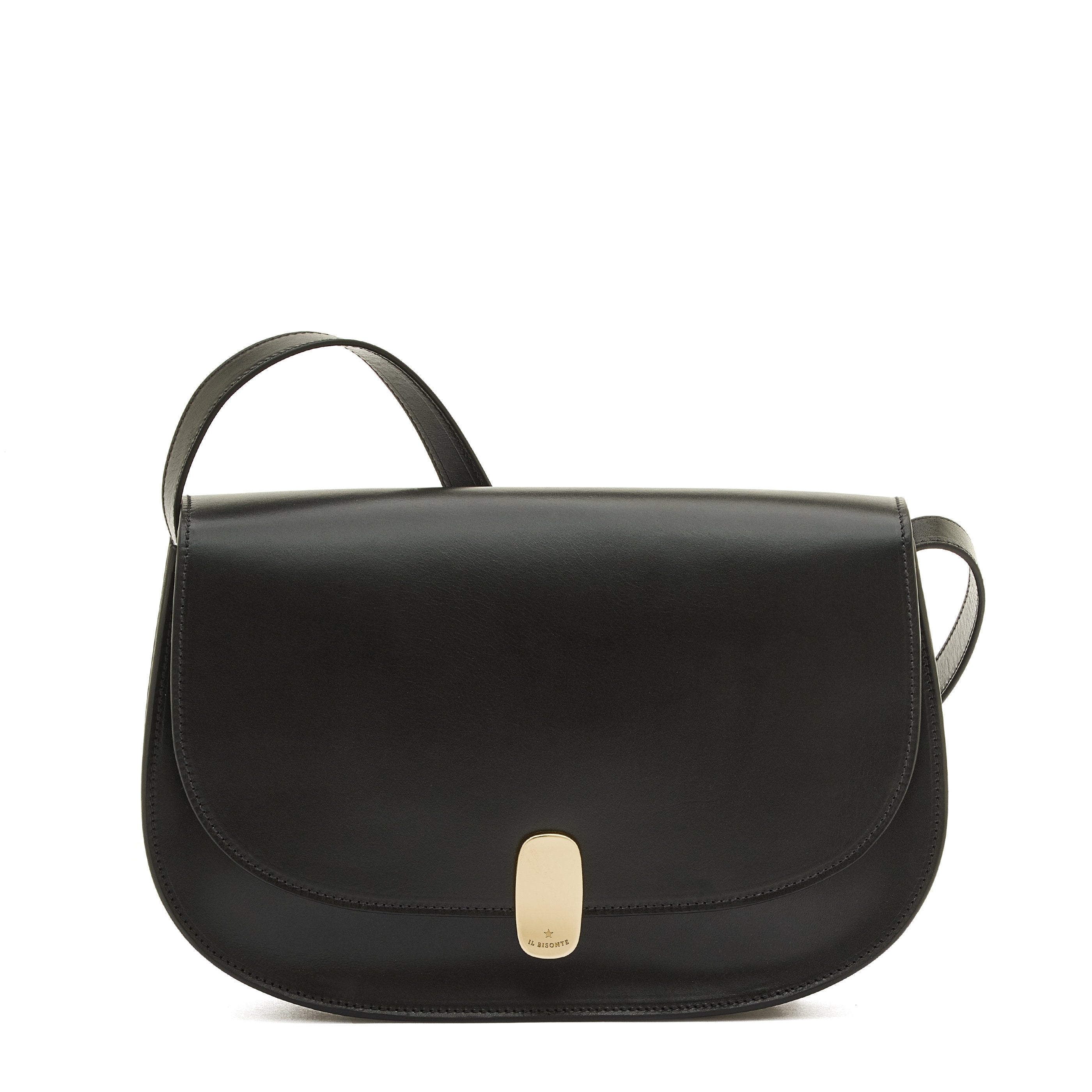 Atelier | Women's shoulder bag in leather color black
