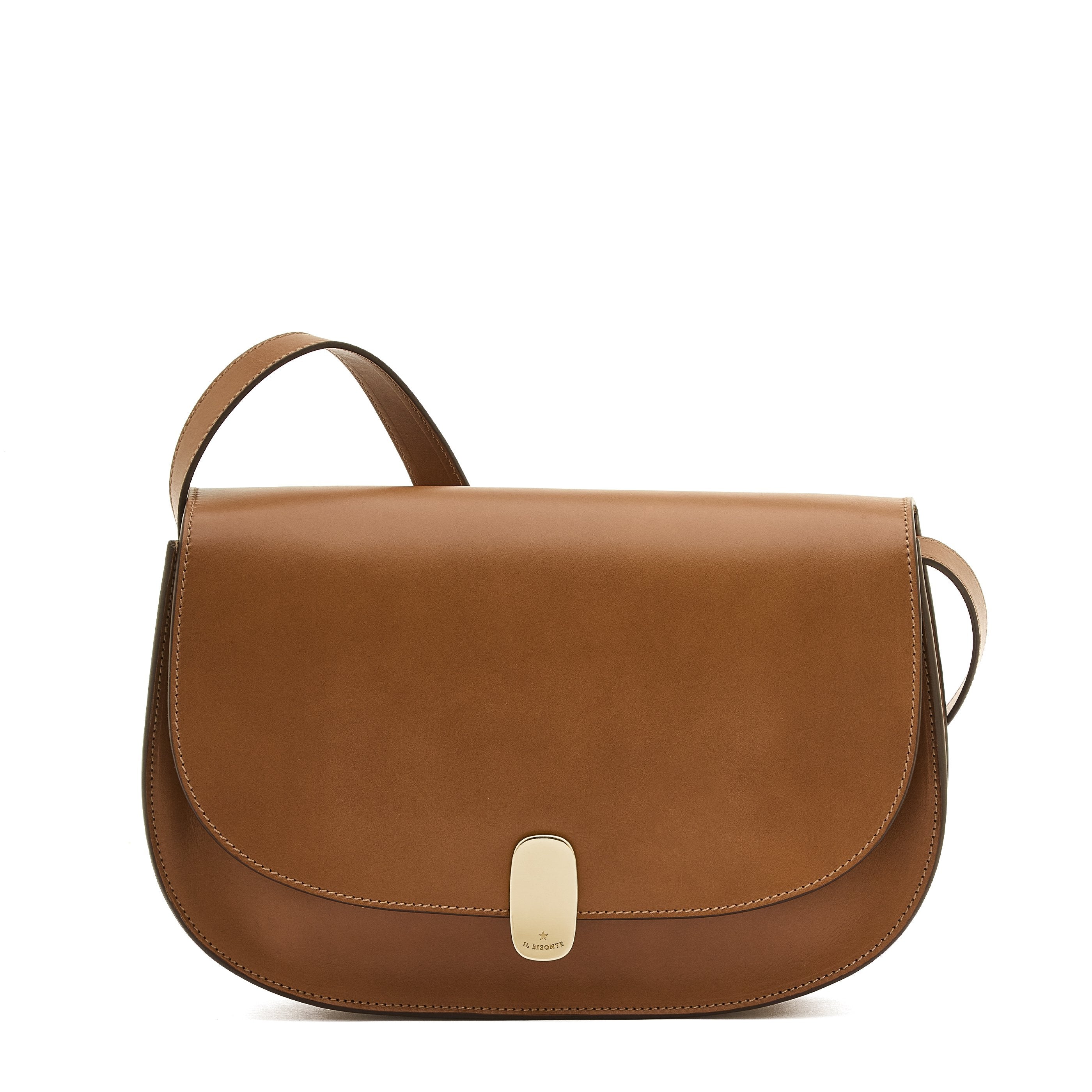 Atelier | Women's shoulder bag in leather color chocolate