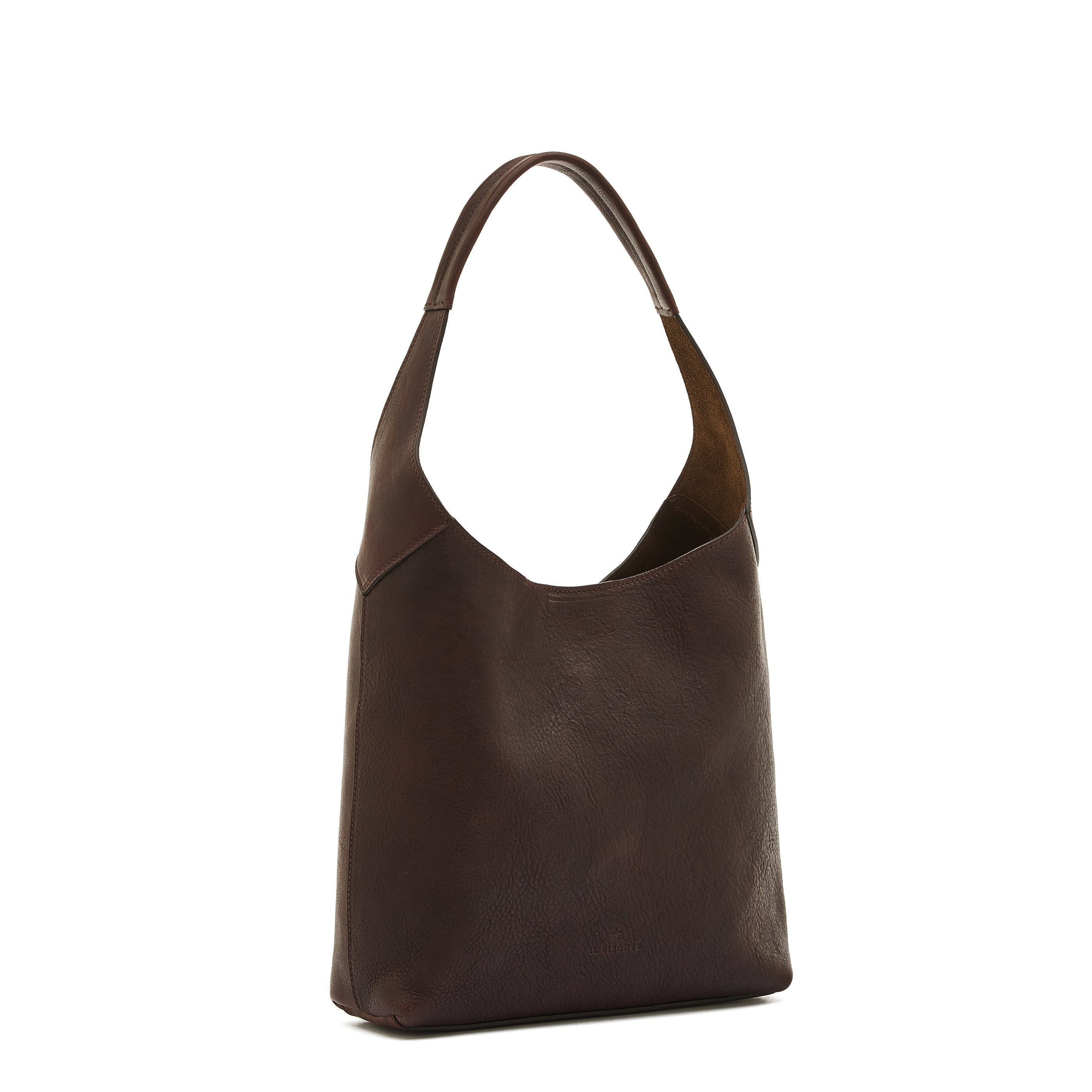 Le laudi | Women's shoulder bag in vintage leather color coffee