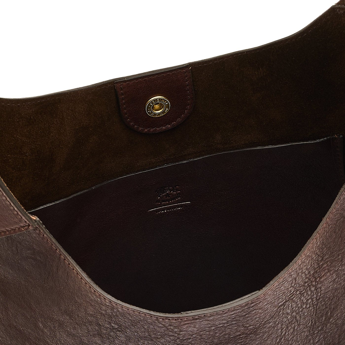 Le laudi | Women's shoulder bag in vintage leather color coffee