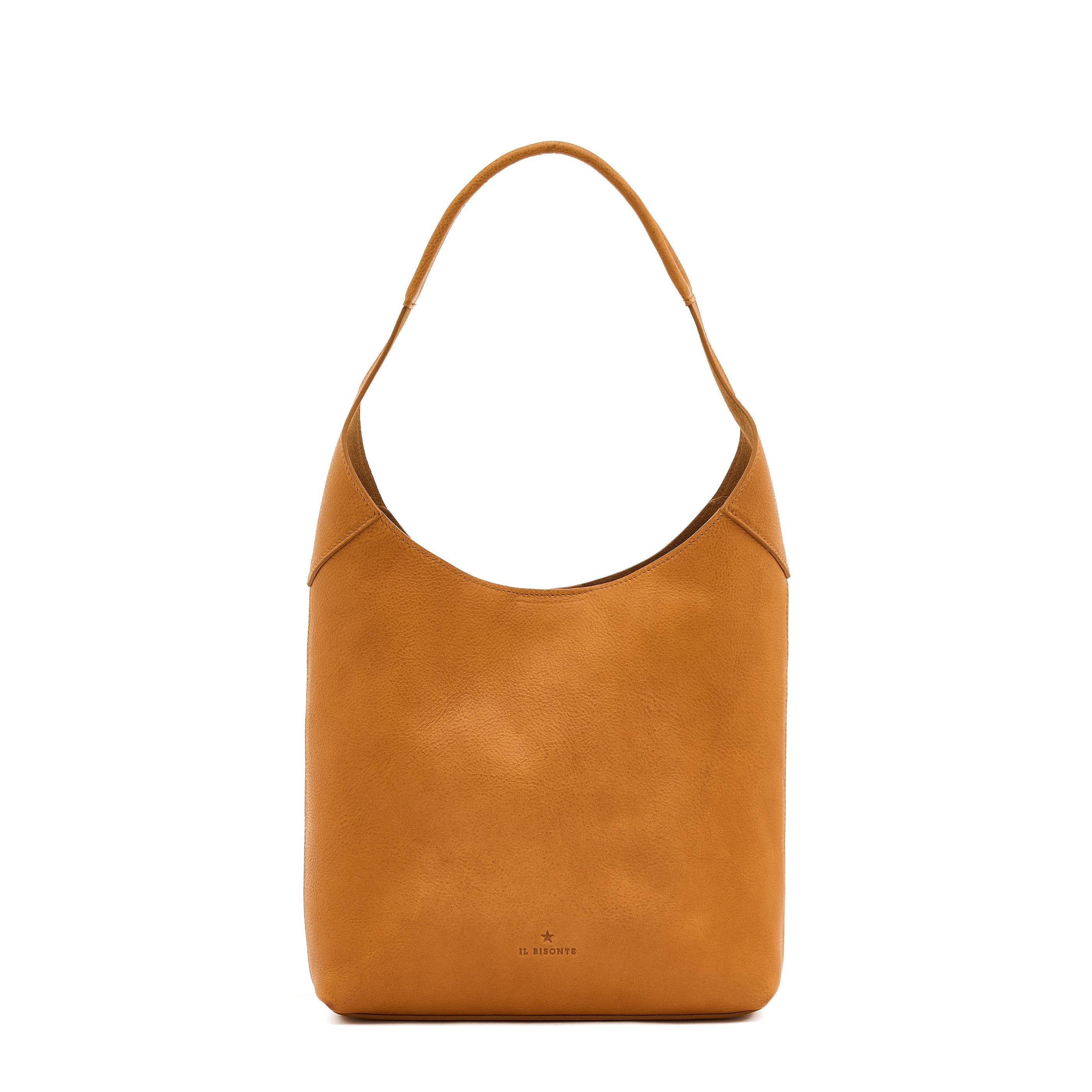 Le laudi | Women's shoulder bag in vintage leather color natural