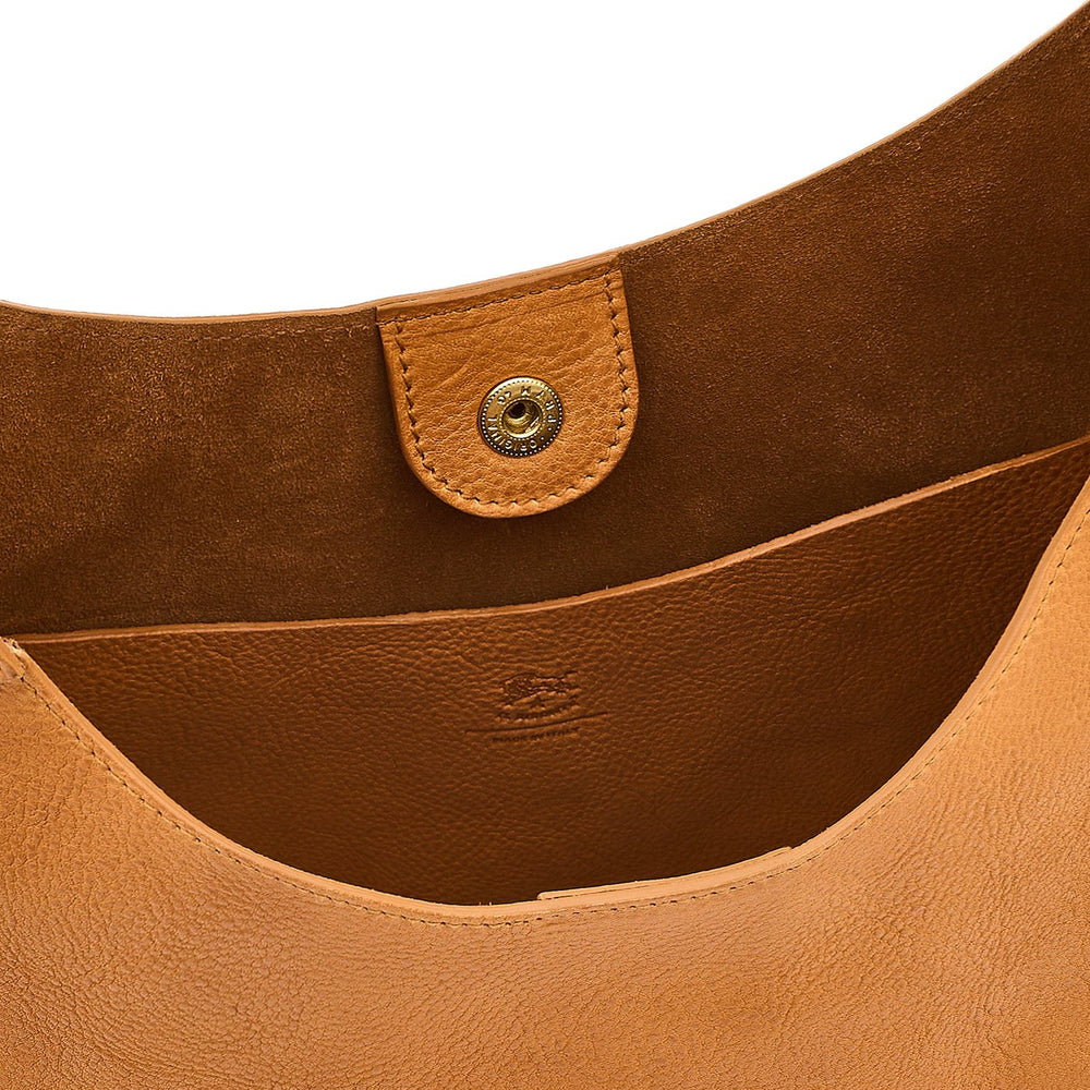 Le laudi | Women's shoulder bag in vintage leather color natural