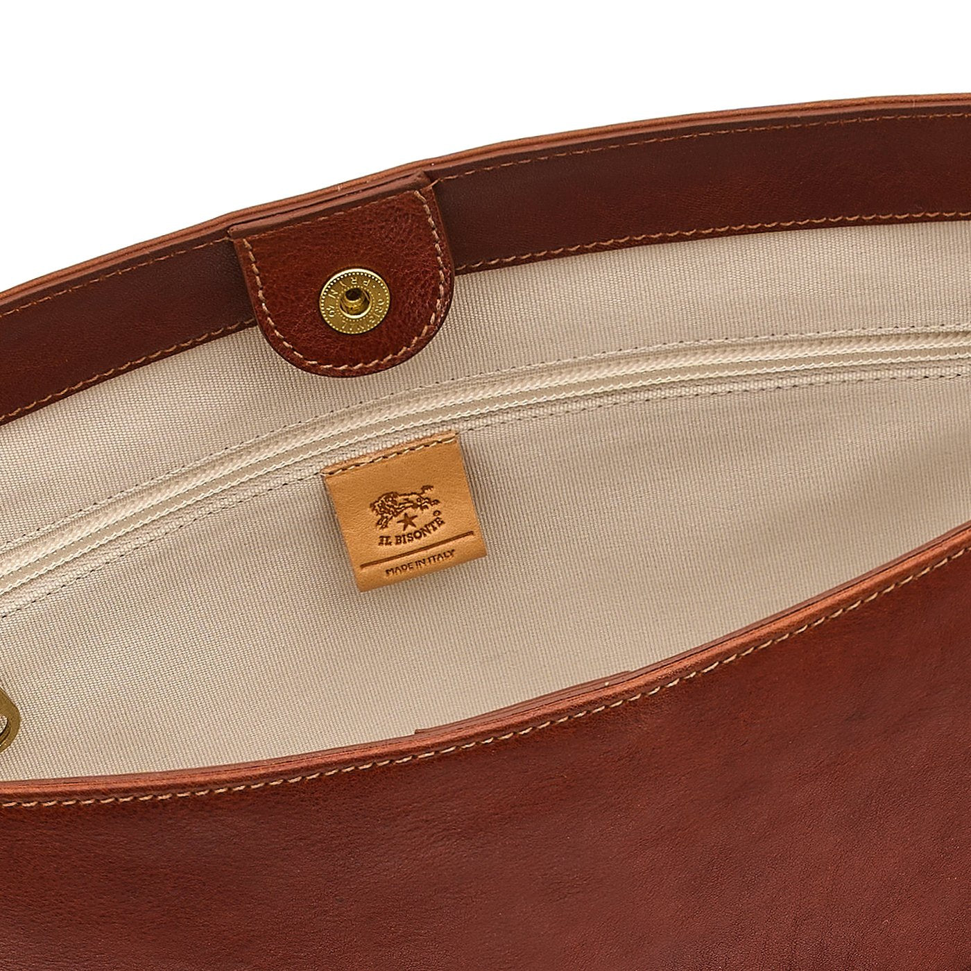 Linea 1990 | Women's shoulder bag in vintage leather color sepia